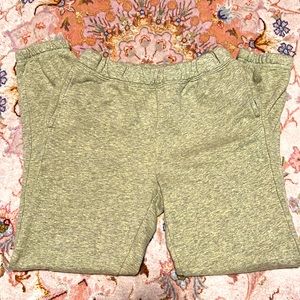 Olive Green Stretchy Sweats (10-12)